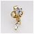 Autre Marque Set di Orecchini e Collana 2 in 1 Nina Ricci D'oro - vista 14