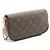 Borsa Louis Vuitton Ivy League Wallet on Chain Marrone Monogramma - vista 2