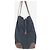 Prada Borsa a spalla in nylon Tessuto nero - vista 3