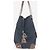 Prada Borsa a spalla in nylon Tessuto nero - vista 5