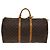 Borsa Keepall Louis Vuitton in tela Monogram 55 Marrone - vista 2