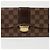 Louis Vuitton Cartera Larga Damier Sistina Castaño - vista 2