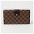 Louis Vuitton Cartera Larga Damier Sistina Castaño - vista 3