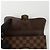 Louis Vuitton Cartera Larga Damier Sistina Castaño - vista 7