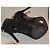 Botines Le Silla de piel de ciervo con pedrería negro - vista 5