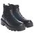 Gucci Charles Boots aus schwarzem Leder mit Chevron-Steppung - Ansicht 2