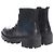 Gucci Charles Boots aus schwarzem Leder mit Chevron-Steppung - Ansicht 3