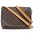 Louis Vuitton Musette Tango Monogram Shoulder Bag Brown