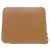 Billetera redonda Azap Compact Silkin Gold Hermès Castaño - vista 3