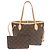 Louis Vuitton Neverfull PM Monogram Tote Bag Braun Monogramm