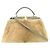 Borsa Fendi Peekaboo Mini Beige