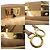Borsa Fendi Peekaboo Mini Beige - vista 9