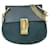 Chloé Chloe Drew in pelle e camoscio Small Blu