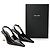 Yves Saint Laurent Lee 75 Décolleté Slingback in pelle nera Nero - vista 2