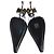 Yves Saint Laurent Lee 75 Décolleté Slingback in pelle nera Nero - vista 3