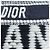 Sciarpa in Lana e Seta Blu Marino Christian Dior Blu navy - vista 5