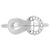 Anello Agraffe Cartier in oro bianco 18K - vista 2