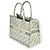 Borsa libro Dior Oblique ricamata Christian Dior Marrone - vista 2