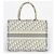 Borsa libro Dior Oblique ricamata Christian Dior Marrone - vista 3