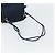 Céline Borsa a Spalla CELINE Circle in Nylon Pelle Blu Navy Oro Auth 156729 D'oro - vista 7