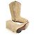Autre Marque Botas de ante beige - vista 5