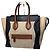 Luggage Céline Borsa da viaggio vintage Celine Paris beige e nera Nero