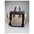 Luggage Céline Borsa da viaggio vintage Celine Paris beige e nera Nero - vista 2