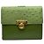 Vintage Givenchy Ostrich Leather Wallet Green