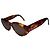 Occhiali da sole vintage Gucci retro con stampa leopardata Marrone