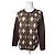 Vintage Fendi Roma Cardigan / Wollpullover Braun Beige