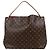 Borsa a Spalla Graceful MM di Louis Vuitton Marrone Rosa Monogramma - vista 3