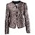 Chaqueta Armani con Estampado Floral Marrón Castaño
