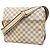 Borsa a Spalla Naviglio Damier Azur di Louis Vuitton Bianco
