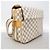 Borsa a Spalla Naviglio Damier Azur di Louis Vuitton Bianco - vista 2