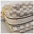 Borsa a Spalla Naviglio Damier Azur di Louis Vuitton Bianco - vista 6