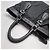 Prada Schwarze Nylon-Tote (Rinderlederbesatz) - Ansicht 15