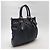 Prada Schwarze Nylon-Tote (Rinderlederbesatz) - Ansicht 5