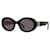 Céline Triomphe Sonnenbrille Schwarz  - Ansicht 3