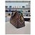 Louis Vuitton Borsa da bowling e borsa a spalla in tela Damier Marrone - vista 13