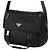 Prada Borsa a Spalla Pocono Buckle Messenger Nera Media ZOT Nero - vista 4