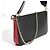 Borsa a spalla in pelle nera Rubila con catena Christian Louboutin - vista 12