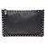 Valentino Pochette Clutch Rockstud Alce Nera Nero