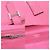 Hermès Rose Azalee Mizore Ziegenleder Silberfarbene Bi-Fold Geldbörse (Stempel) Pink - Ansicht 8