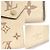 Louis Vuitton Cream Rose Bicolor Monogram Empreinte Victorine Wallet Brown - view 8
