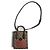 Gucci Borsa Mini Tote Tiger GG Marrone - vista 9