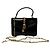 Gucci Borsa mini a manico in vernice nera Nero