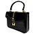 Gucci Borsa mini a manico in vernice nera Nero - vista 7