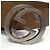Gucci Leather Belt Interlocking BGHON Brown - view 9
