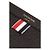 Thom Browne Pochette Medium à Rabat Trois Rayures Noir - vue 4