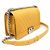 Chanel Sac à bandoulière Old Boy moyen en cuir de veau jaune à chevrons et finition argentée - vue 3